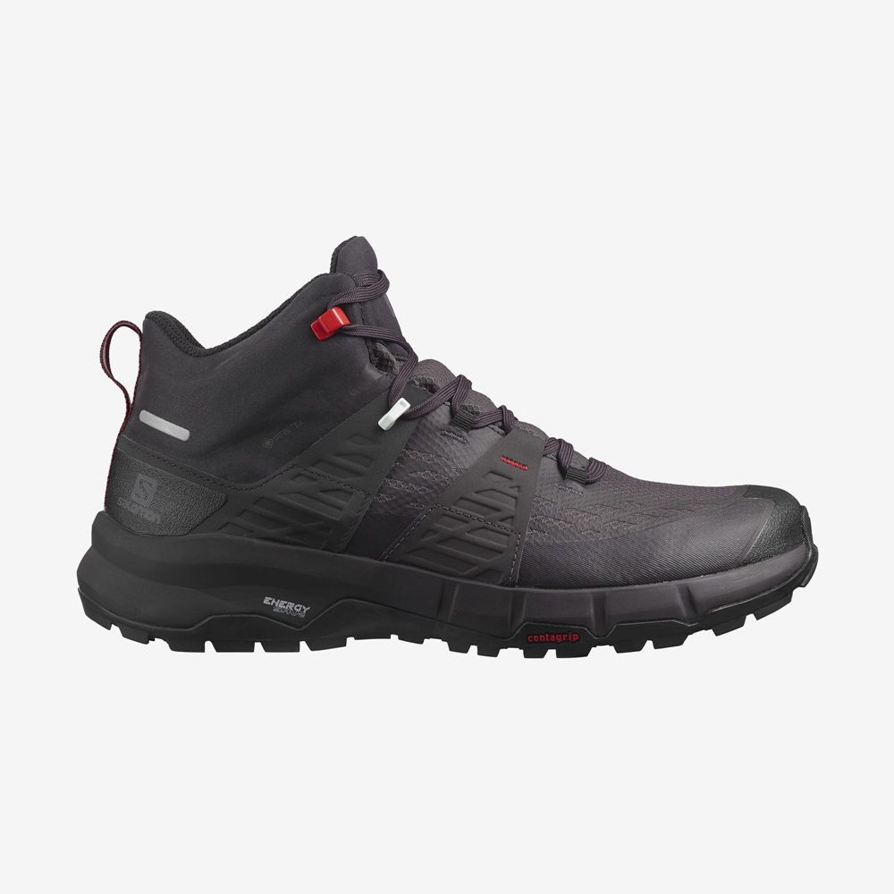 Salomon ODYSSEY MID GTX Botas De Montaña Hombre - Negras - Colombia (40273-VOGS)